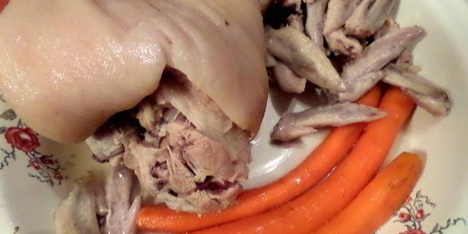 Рецепт нежного холодца