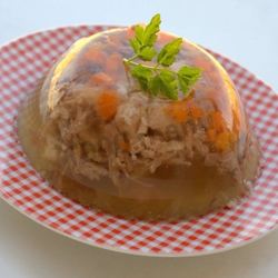 Рецепт Студня холодец из курицы с желатином