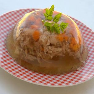 Рецепт Студня холодец из курицы с желатином