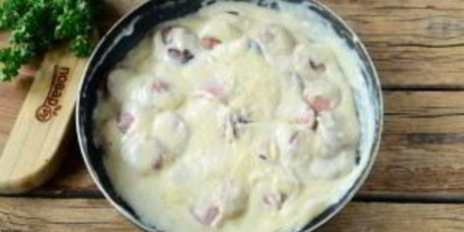 Рецепт хот-дога в луковых колечках