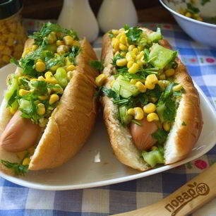 Рецепт Хота доги Текс Мекс