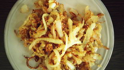 Рецепт Хрустящего лука для хот-догов