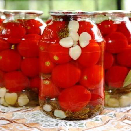 Рецепт Консервированных помидоров с перцем