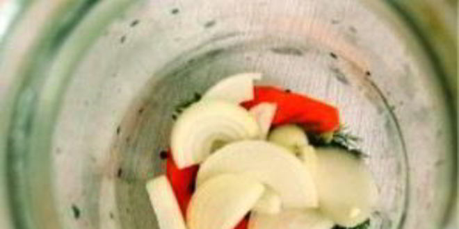 Рецепт консервированных помидоров с перцем