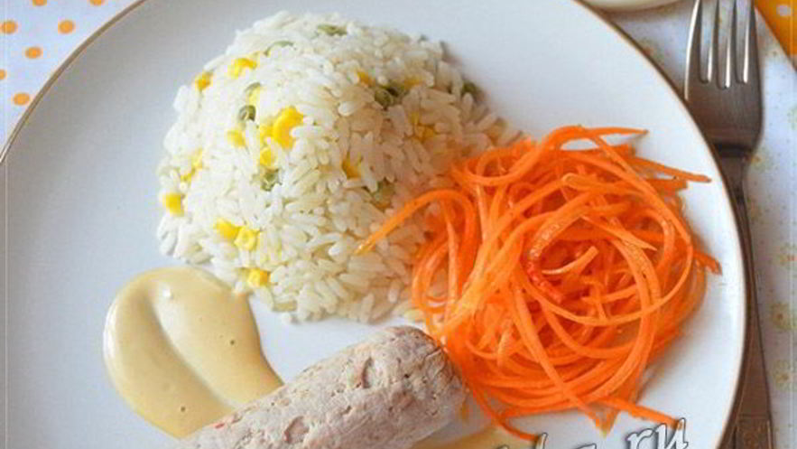 Рецепт куриных сосисок