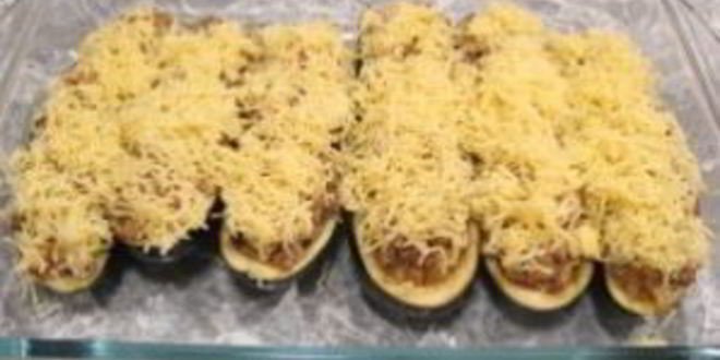 Рецепт лодочек из баклажанов с фаршем