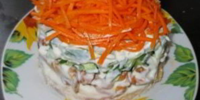 Рецепт корейской моркови с курицей