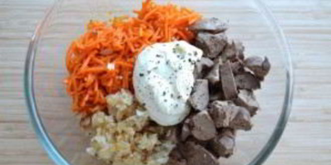 Рецепт корейской морковки с печенью