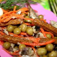 Рецепт Корейской морковки с сухариками