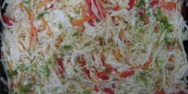 Рецепт моркови по-корейски с капустой