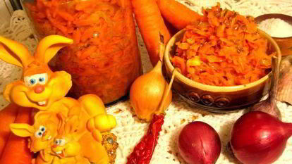 Рецепт Моркови по-корейски с луком