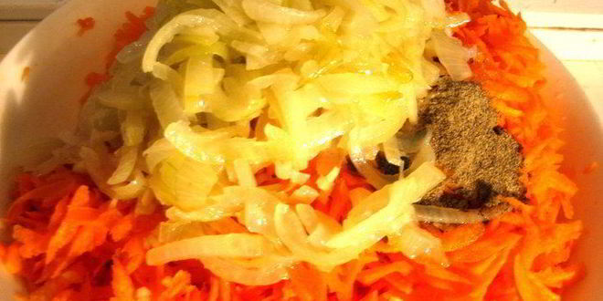 Рецепт моркови по-корейски с луком