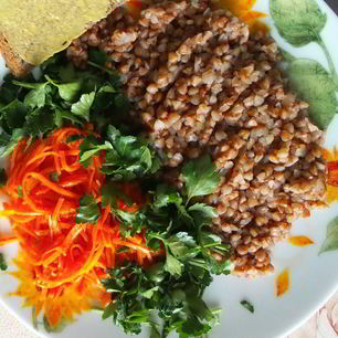 Рецепт Моркови по-корейски с обжаренным луком