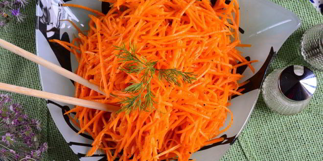 Рецепт моркови по-корейски с приправой