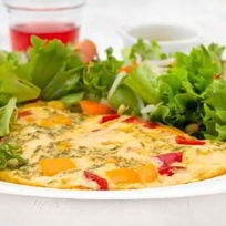 Рецепт Быстрого омлета с овощами