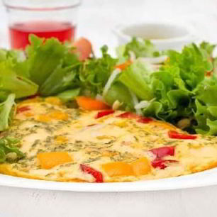 Рецепт Быстрого омлета с овощами