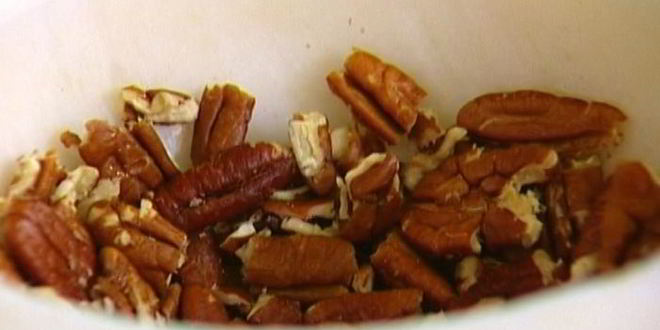 Рецепт фриттаты из тыквы с беконом и орехами пекан