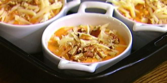 Рецепт фриттаты из тыквы с беконом и орехами пекан