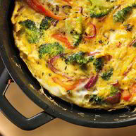 Рецепт Фриттаты с брокколи и сладким перцем