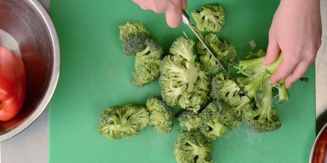 Рецепт фриттаты с брокколи и сладким перцем