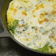 Рецепт Фриттаты с козьим сыром и сыром грюйер