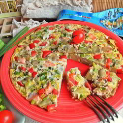 Рецепт Фриттаты с лососем и картофелем