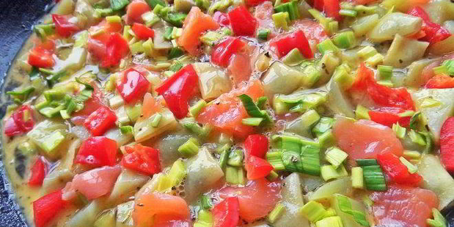 Рецепт фриттаты с лососем и картофелем