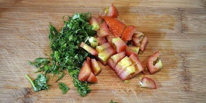 Рецепт крабового омлета в пакете