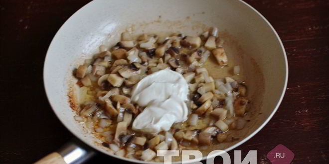 Рецепт омлета с грибами