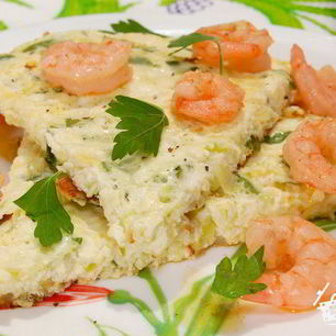 Рецепт Омлета с молодыми кабачками Нежность