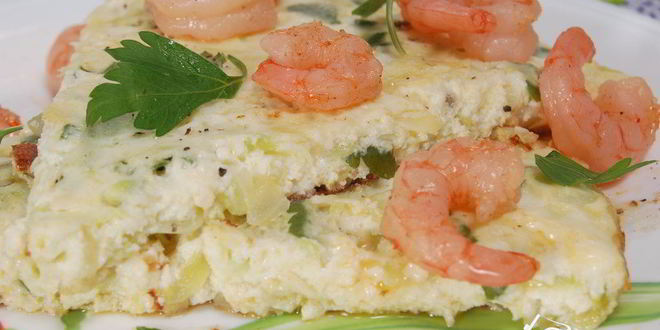 Рецепт омлета с молодыми кабачками нежность