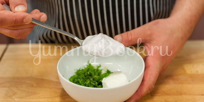 Рецепт омлета с овощами и соусом