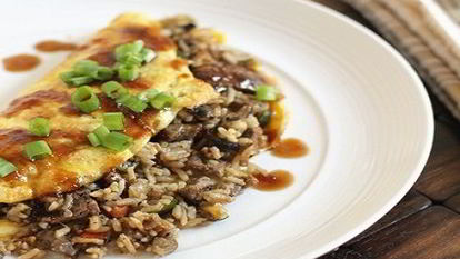 Рецепт Омлета с рисом по-корейски