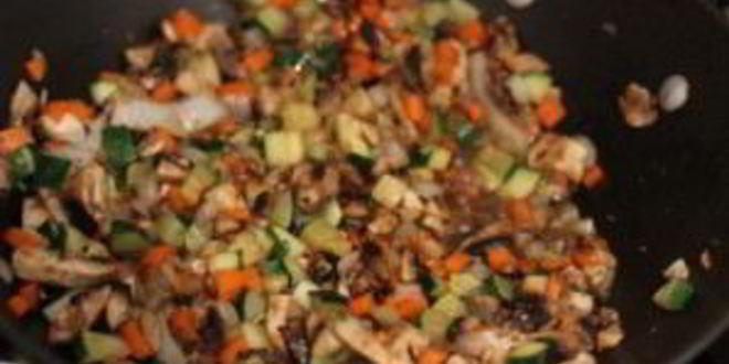 Рецепт омлета с рисом по-корейски