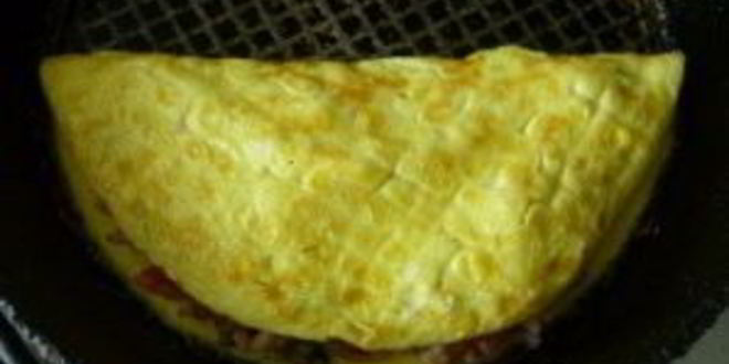 Рецепт омлета с рисом по-корейски