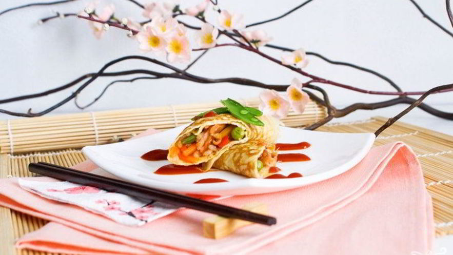 Рецепт омлета с рисом по-японски