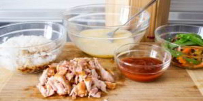 Рецепт омлета с рисом по-японски