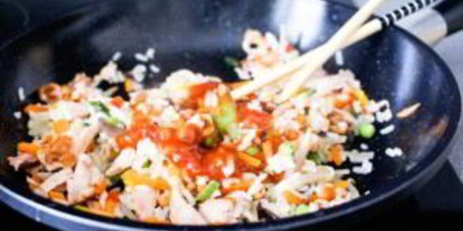 Рецепт омлета с рисом по-японски