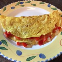 Рецепт Омлета с сыром и болгарским перцем