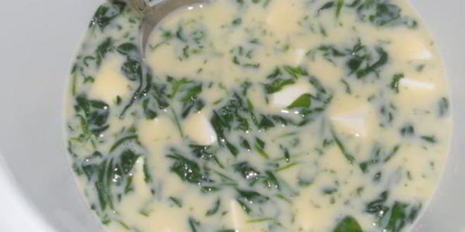 Рецепт омлета со шпинатом и брынзой по-фински