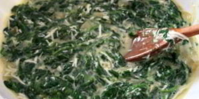 Рецепт омлета со шпинатом и сыром