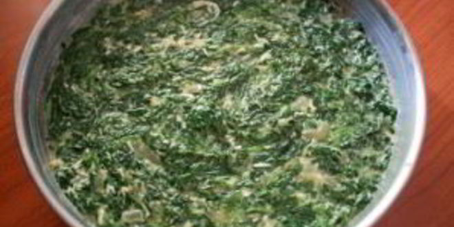 Рецепт омлета со шпинатом и сыром