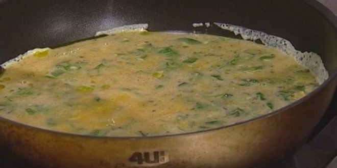 Рецепт омлета со спаржей