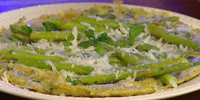 Рецепт омлета со спаржей