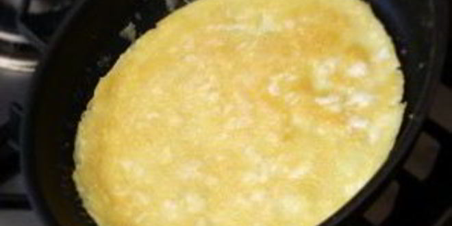 Рецепт омлета тонкого