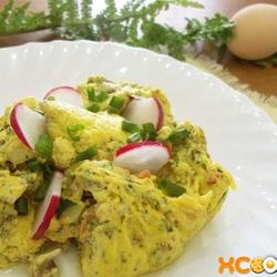 Рецепт Омлета в пакете сваренный