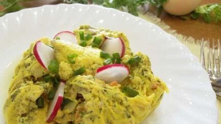 Рецепт Омлета в пакете сваренный