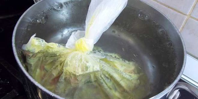 Рецепт омлета в пакете сваренный