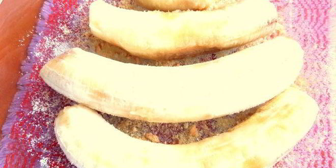 Рецепт сладкого омлета с бананами