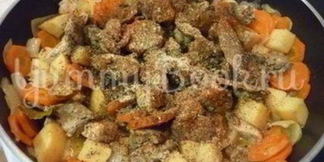 Рецепт куриного печеночно-мясной паштет